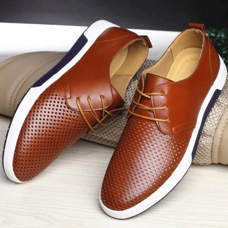 Men's Breathable Flat Casual Oxford Shoes