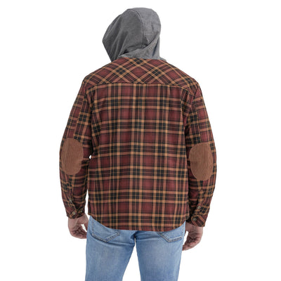 Men's Vintage Thick Inner Fleece Cotton Hoodie Jacket