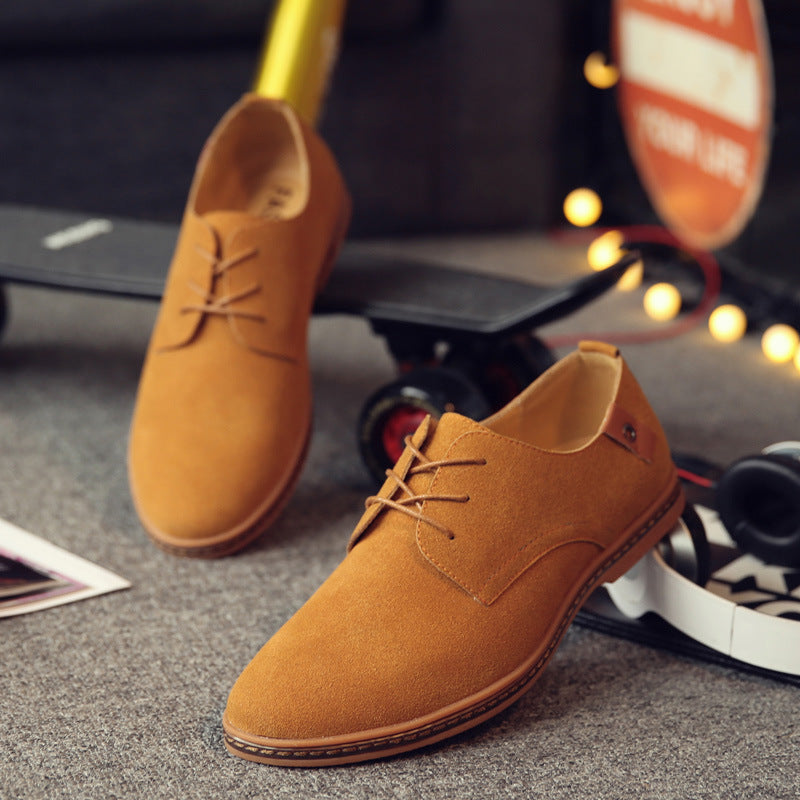 Men's Classic Suede Leather Casual Office Shoes