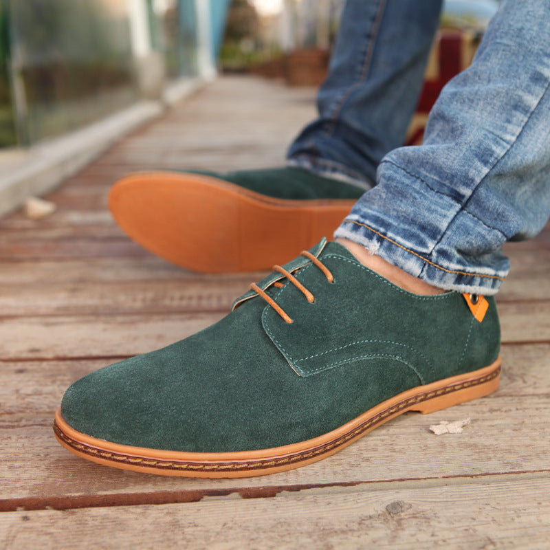 Men's Classic Suede Leather Casual Office Shoes