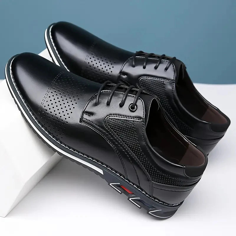 Men's Comfortable Leather Walking Office Shoes