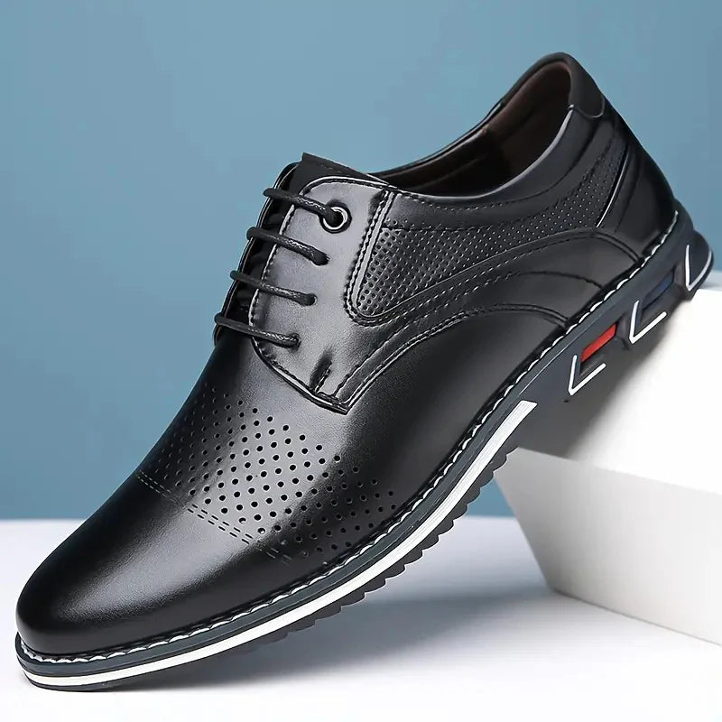 Men's Comfortable Leather Walking Office Shoes