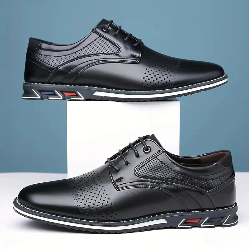 Men's Comfortable Leather Walking Office Shoes