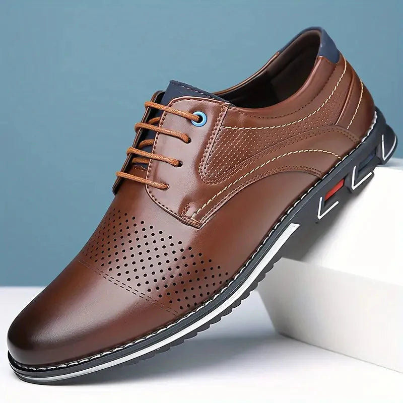 Men's Comfortable Leather Walking Office Shoes