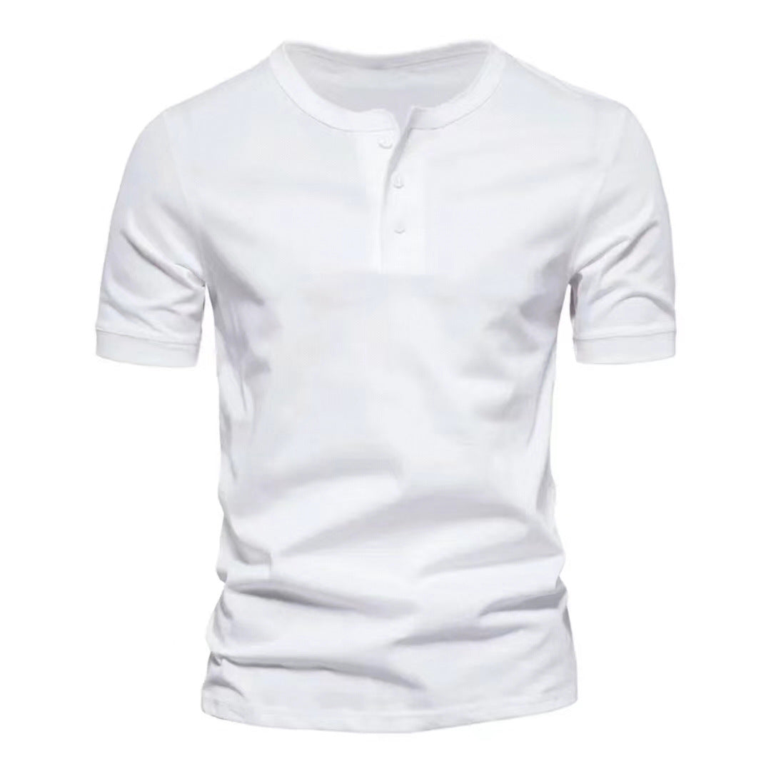 Men's Henley Fashion Casual Cotton T-Shirts