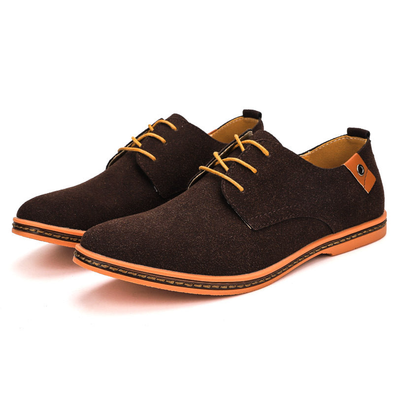 Men's Classic Suede Leather Casual Office Shoes