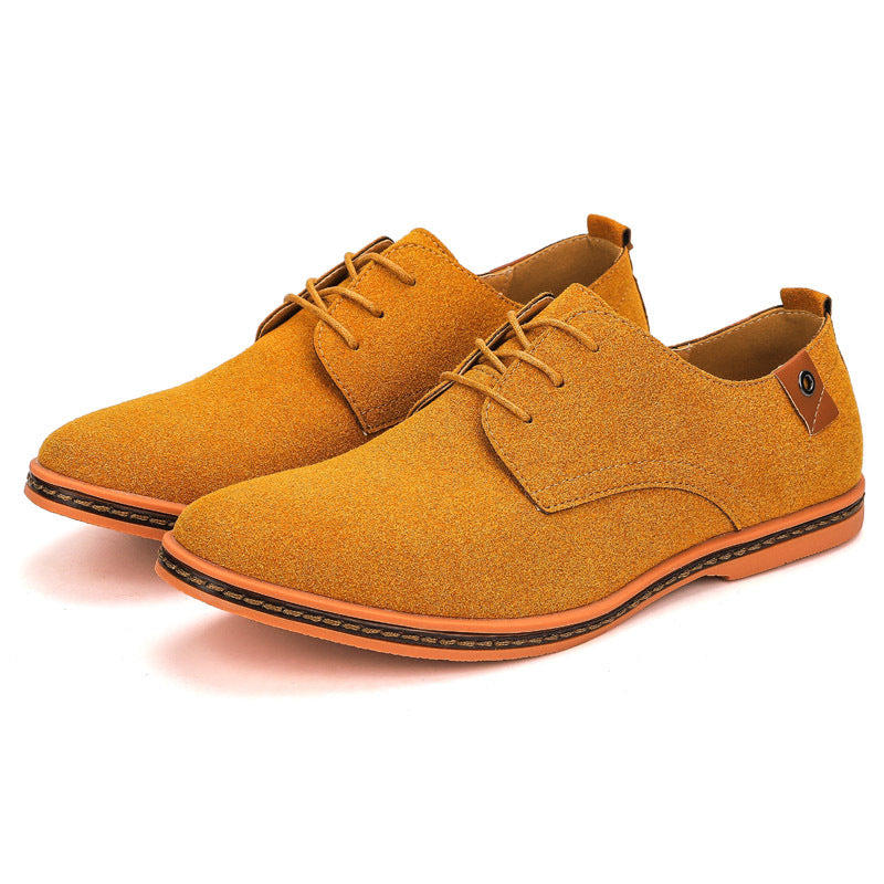 Men's Classic Suede Leather Casual Office Shoes