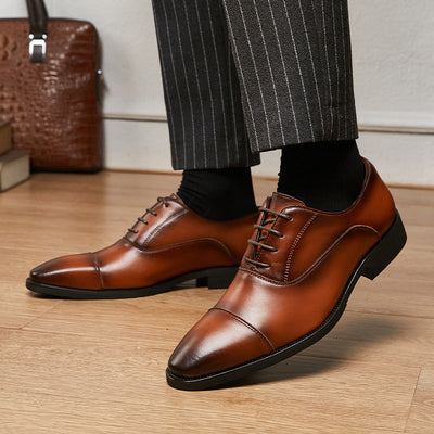 Men's Leather Lined Dress Oxfords Shoes