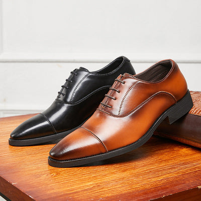 Men's Leather Lined Dress Oxfords Shoes