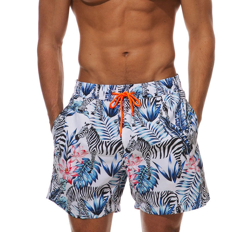 Animal Printed Beach Shorts