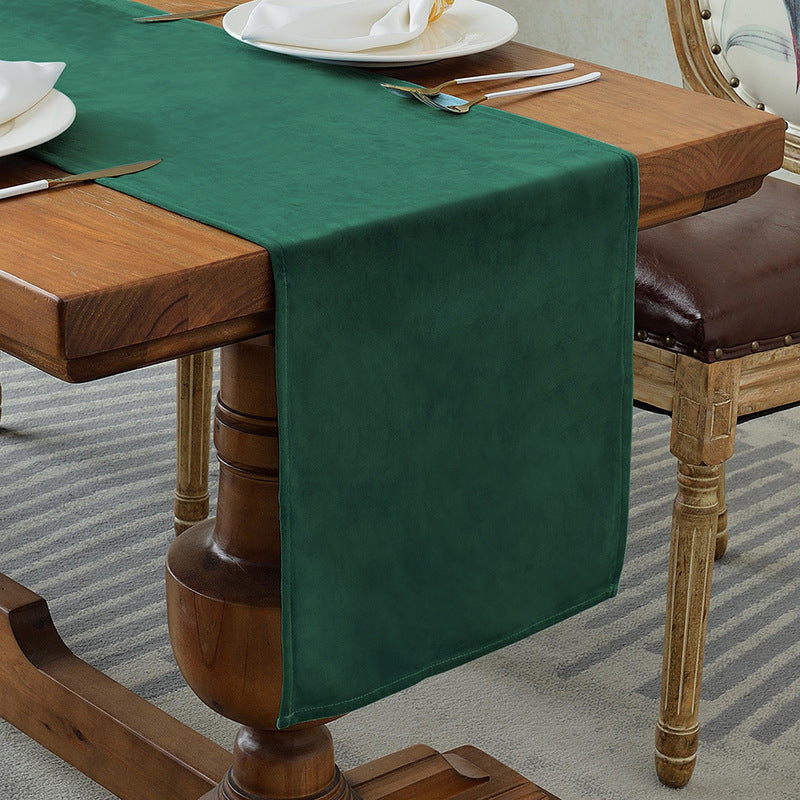 Handcrafted Solid Color Dining Table Runner