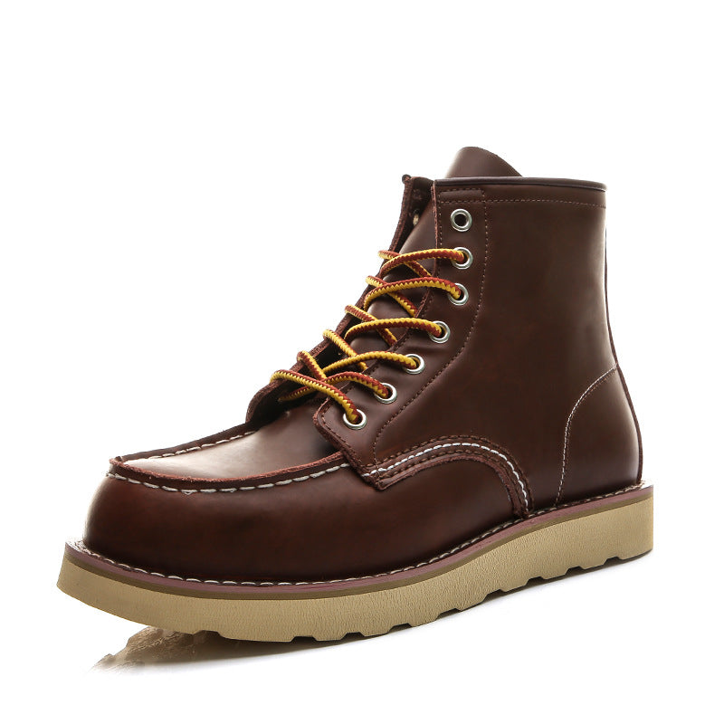 Men's Retro Genuine Leather Work Boots