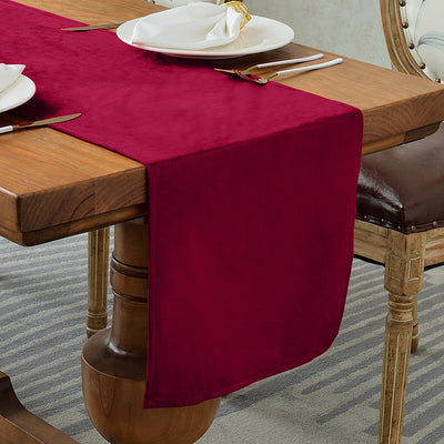 Handcrafted Solid Color Dining Table Runner