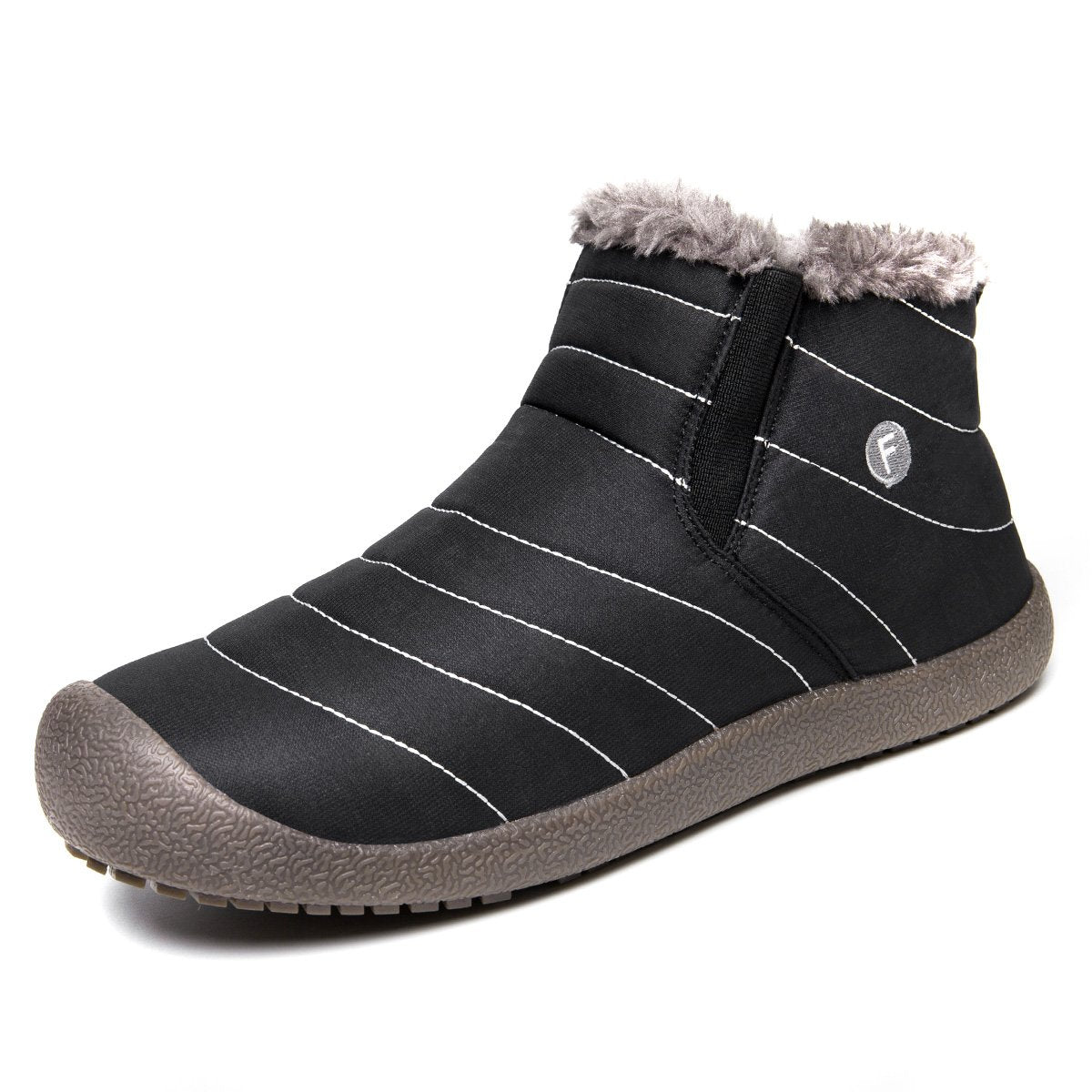Men's Winter Snow Boots With Plush Lining
