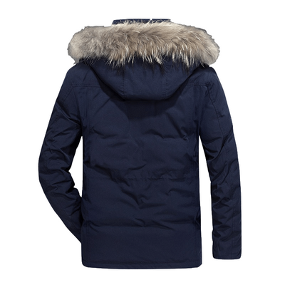Men's Thick Hooded Duck Down Jacket