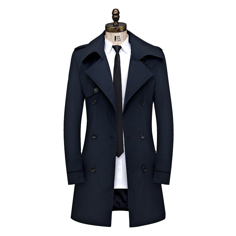 Men's Business Fitted Double-Breasted Jacket