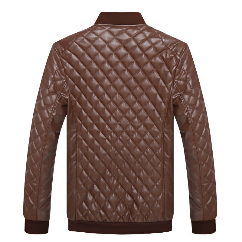 Top Men's Velvet Leather Jacket