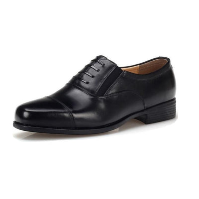 Men's Leather Loafers With Fake Lace-up