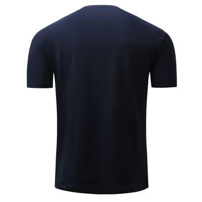 Men's  Buttons 100% Cotton T-shirt
