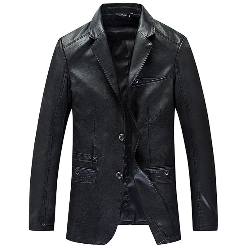 Men's Thin Genuine Leather Jacket