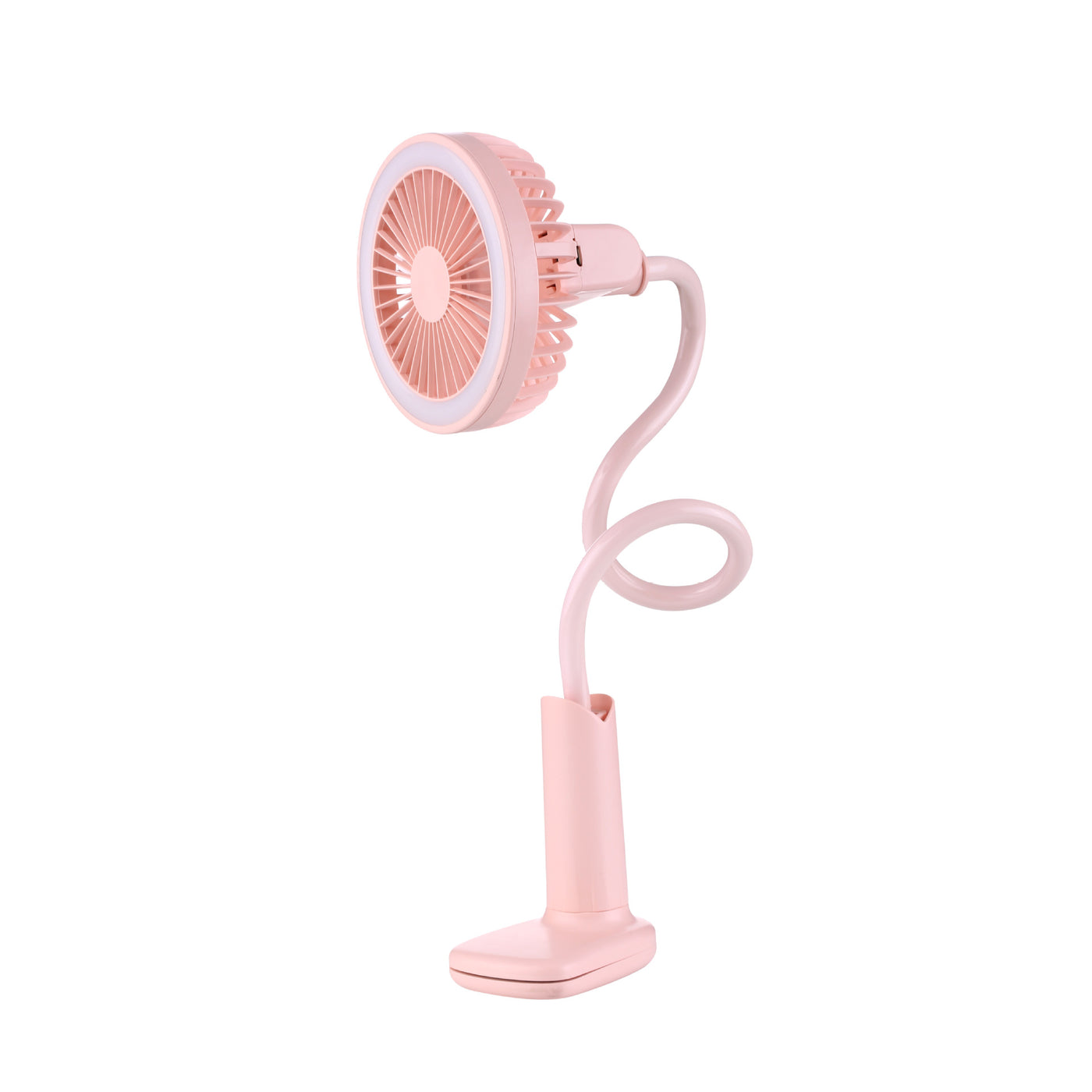 USB Portable Flexible Fan With LED Light