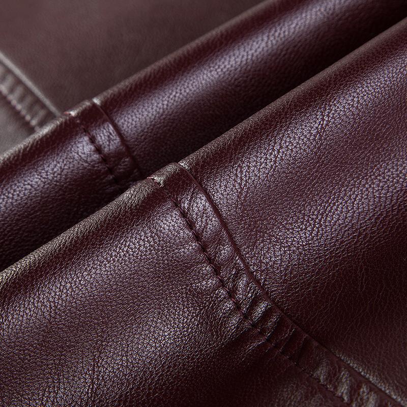 Men's Thin Genuine Leather Jacket