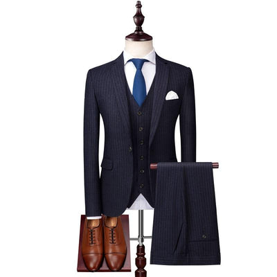 Men's Classic Suits (Jacket+Pants+Vest), #001