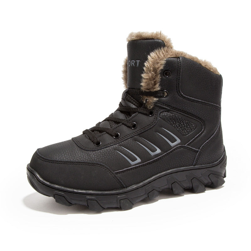 Men's Winter Fur Non-Slip Boots