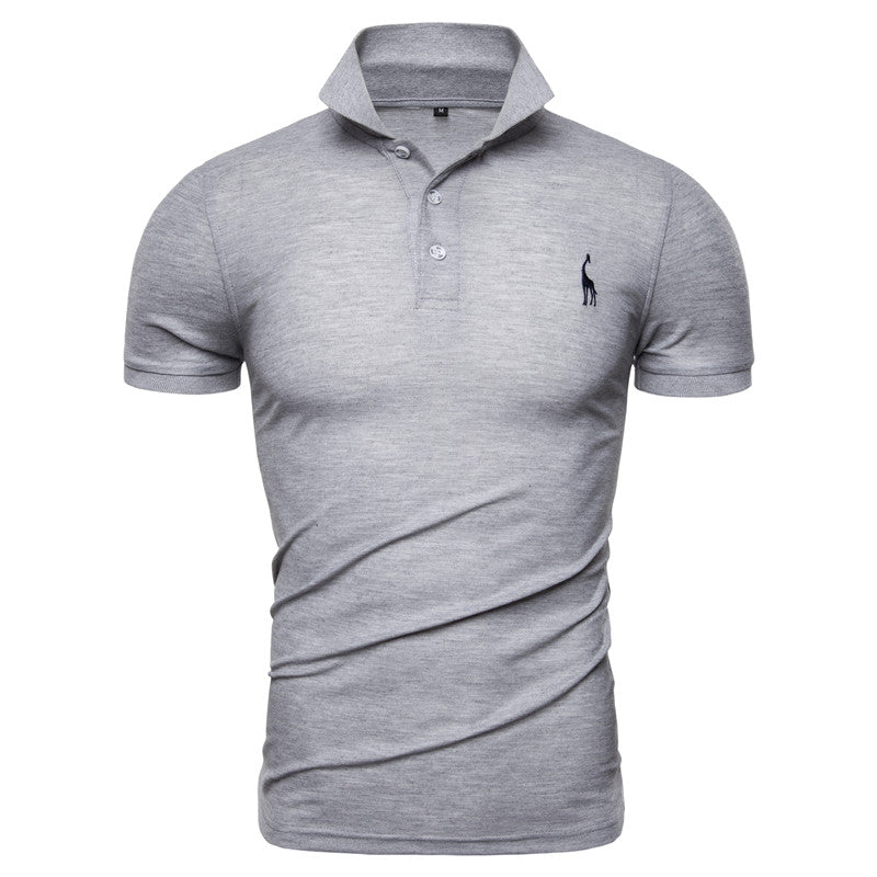 Men Solid Casual 100% Cotton Polo Shirt