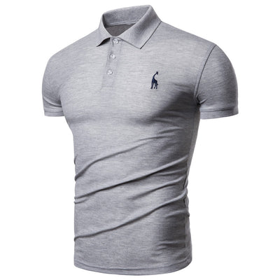 Men Solid Casual 100% Cotton Polo Shirt