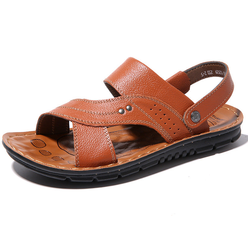 Men's Genuine Leather Comfort Sandal